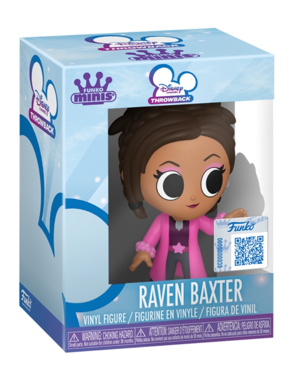 Funko Raven Baxter Vinyl Figure - Pink Outfit, Black Hair WITH plastic protector